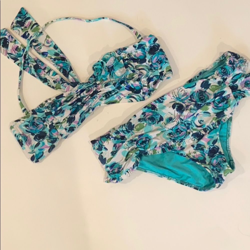 Nanette Lepore flower bikini